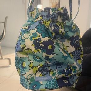 Vera Bradley Blue and Green Floral Backpack